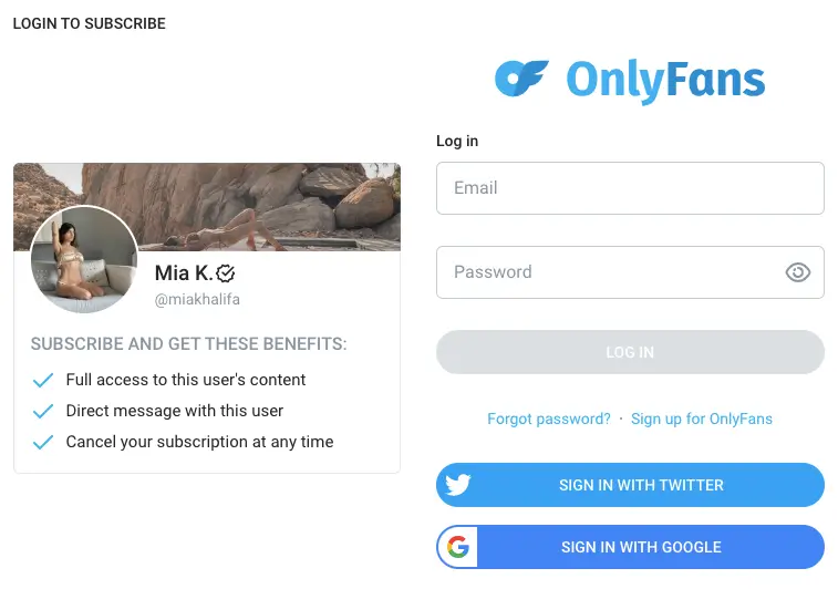 Subscribe to Mia Khalifa OnlyFans Account